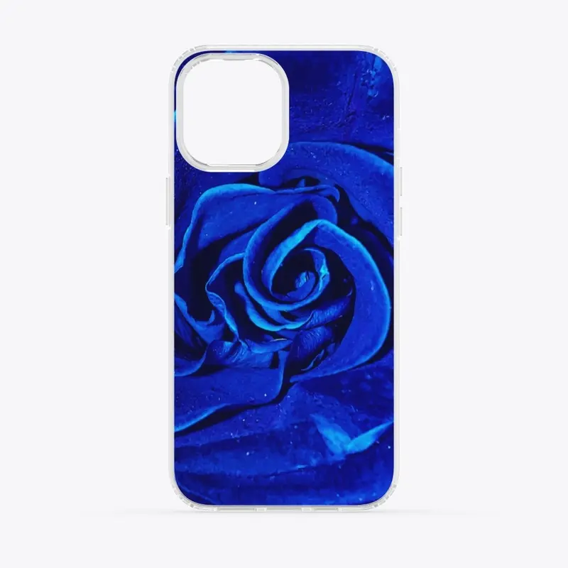 Blue Rose iPhone Case